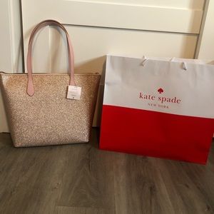NWT Kate Spade Joeley Tote in Rose Gold— Large